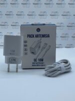 Cabezal y Cable de 18W Tipo C - Pack Artemisa