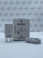 Cabezal doble toma y Cable Lightning - Pack Apolo