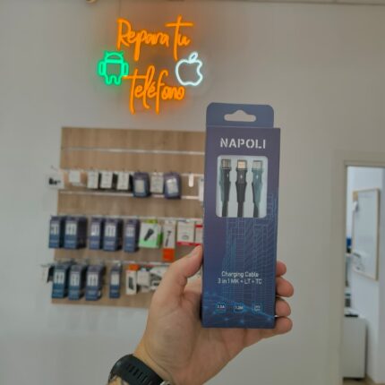 Cable Micro, Light y Tipo C - Napoli