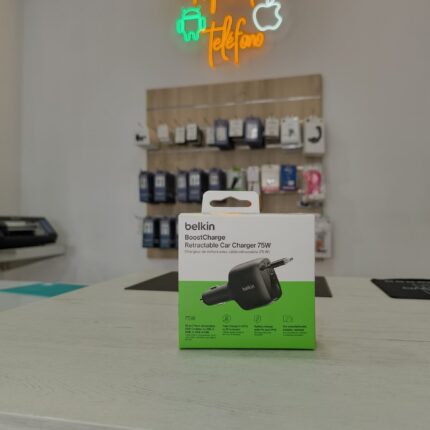 Cargador de coche Belkin BoostCharge de 75W con doble puerto USB-C